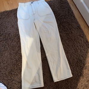 Nasty Gal white long pants
